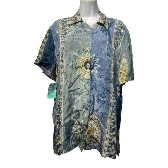 globetrotter creating the uncommon Bali Indonesia button up Short Sleeve Shirt S - Picture 1 of 4